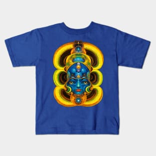 Dosed in the Machine (15.2) - Trippy Psychedelic Sci Fi Kids T-Shirt